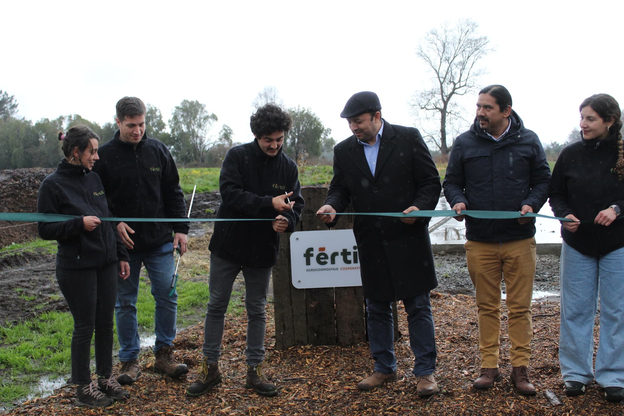 Inauguran la primera planta de compostaje de La Araucanía con apoyo de Sercotec