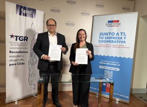 Sercotec y Tesorería General de la República firman anexo de convenio