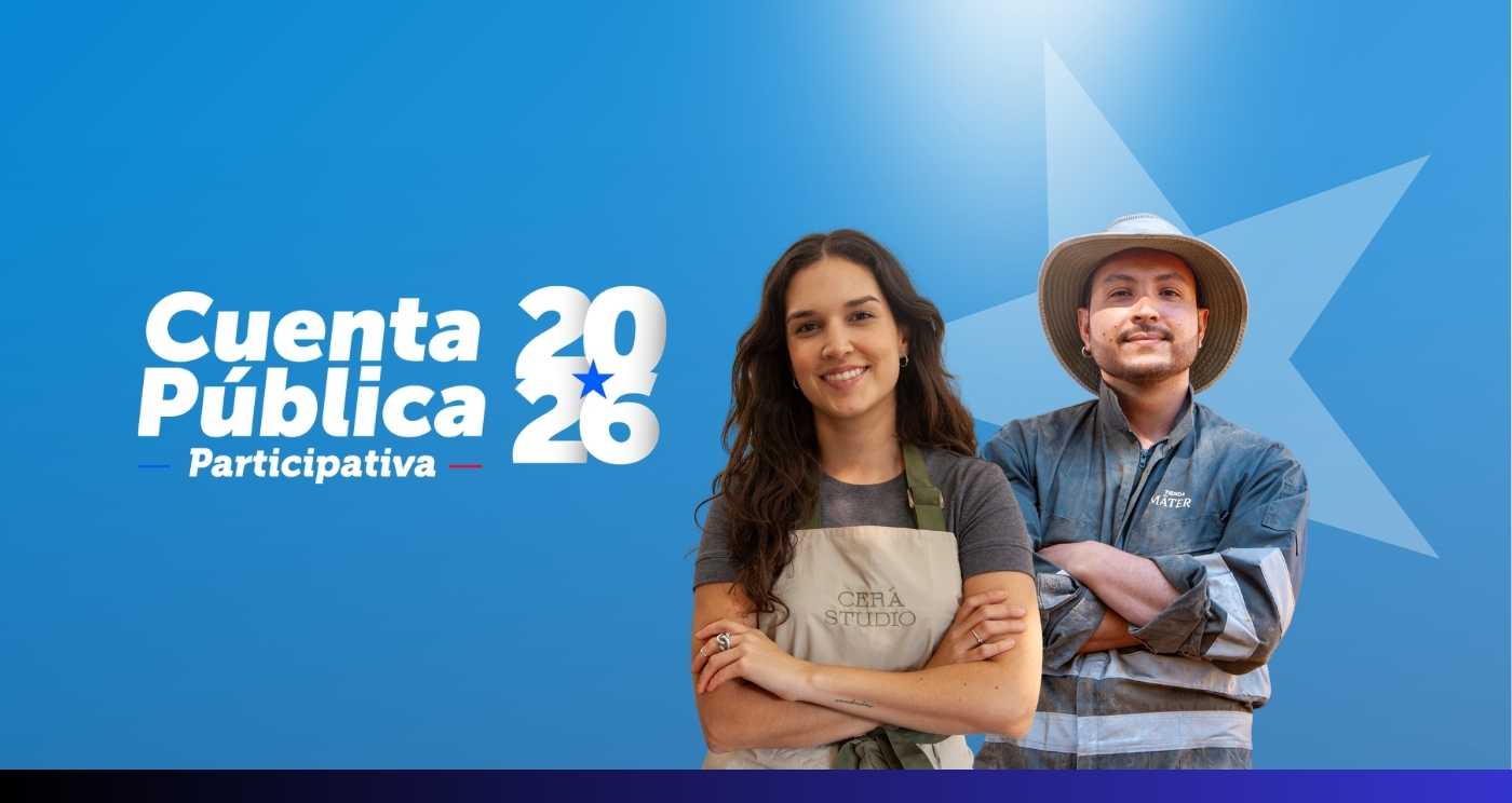 Imagen con texto: Cuenta Pública Participativa 2026 - Gestión 2025