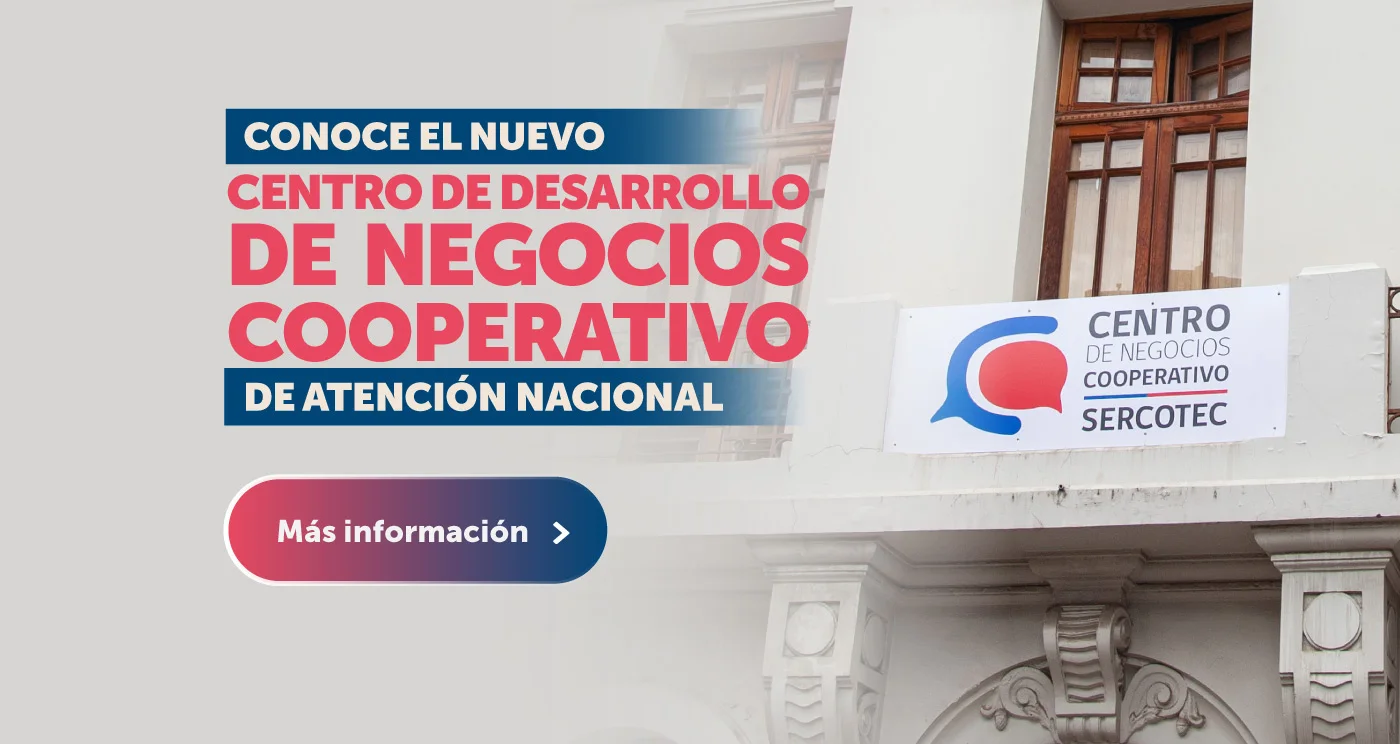 Conoce el nuevo Centro de desarrollo de negocios cooperativo de atención nacional, botón Más información