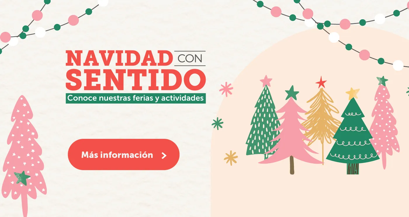 Navidad con sentido - Conoce nuestras ferias y actividades - Botón: Más información